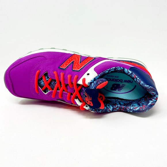 New Balance 574 Classic Luau Voltage Violet Womens Casual Shoes WL574ILB - Picture 4 of 5